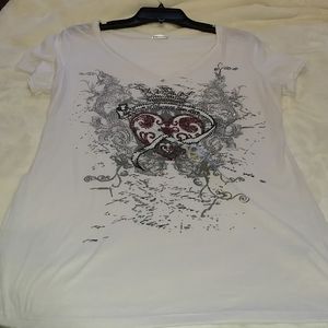 Petrol Large white shirt